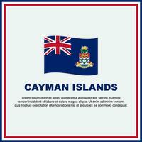 caïman îles drapeau Contexte conception modèle. caïman îles indépendance journée bannière social médias poste. caïman îles bannière vecteur