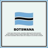le botswana drapeau Contexte conception modèle. le botswana indépendance journée bannière social médias poste. le botswana bannière vecteur