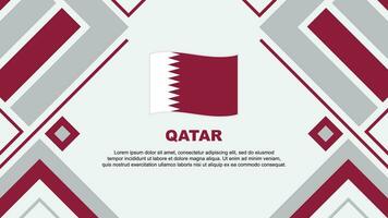 Qatar drapeau abstrait Contexte conception modèle. Qatar indépendance journée bannière fond d'écran vecteur illustration. Qatar drapeau