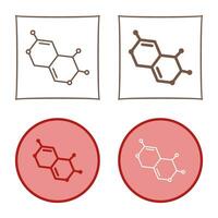 icône de vecteur de molécule