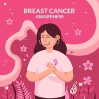 sensibilisation des femmes au cancer du sein vecteur