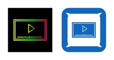 icône de vecteur de projection vidéo