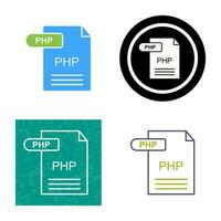 icône de vecteur php