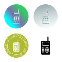 icône de vecteur de talkie-walkie unique