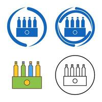 pack unique d'icône de vecteur de bières