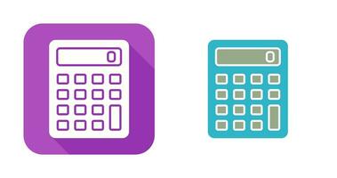 icône de vecteur de calculatrice