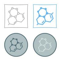 icône de vecteur de molécule