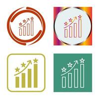 icône de vecteur de gestion de réputation unique