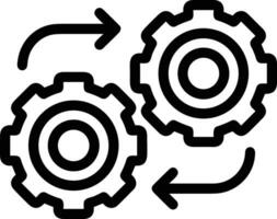 équipement réglage symbole icône vecteur image. illustration de le industriel roue mechine mécanisme conception image