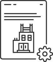 équipement réglage symbole icône vecteur image. illustration de le industriel roue mechine mécanisme conception image