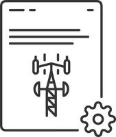 équipement réglage symbole icône vecteur image. illustration de le industriel roue mechine mécanisme conception image