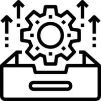 équipement réglage symbole icône vecteur image. illustration de le industriel roue mechine mécanisme conception image