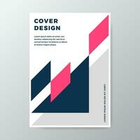 livre couverture brochure dessins dans géométrique style. vecteur illustration.