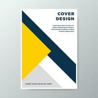 livre couverture brochure dessins dans géométrique style. vecteur illustration.