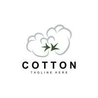 coton logo plante conception vecteur modèle symbole