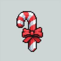 pixel art illustration Noël bonbons. pixélisé Noël bonbons. Noël bonbons pixélisé pour le pixel art Jeu et icône pour site Internet et vidéo jeu. vieux école rétro. vecteur