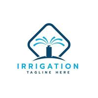 irrigation un service Créatif moderne logo conception vecteur