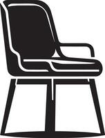 chaise vecteur silhouette illustration noir Couleur