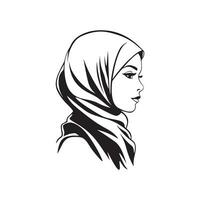 hijab image vecteur, art et illustration vecteur