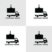 entreprise logo conception. bâtiment logo conception. Accueil logo conception. maison logo conception vecteur