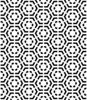 motif abstrait sans couture noir et blanc. arrière-plan et toile de fond. conception ornementale en niveaux de gris. vecteur