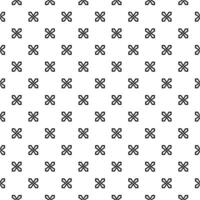 motif abstrait sans couture noir et blanc. arrière-plan et toile de fond. conception ornementale en niveaux de gris. vecteur