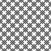 motif abstrait sans couture noir et blanc. arrière-plan et toile de fond. conception ornementale en niveaux de gris. vecteur