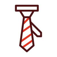 cravates vecteur épais ligne deux Couleur Icônes pour personnel et commercial utiliser.