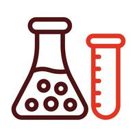 chimie vecteur épais ligne deux Couleur Icônes pour personnel et commercial utiliser.