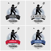 Création du logo du club de badminton.