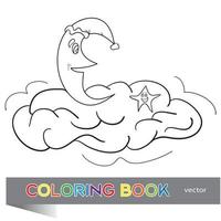 le livre de coloriage - illustration pour les enfants vecteur