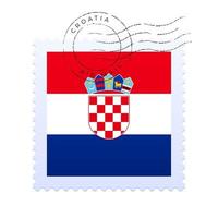 cachet de la Croatie vecteur