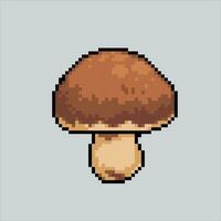 pixel art illustration champignon. pixélisé champignon. champignon plante pixélisé pour le pixel art Jeu et icône pour site Internet et vidéo jeu. vieux école rétro. vecteur