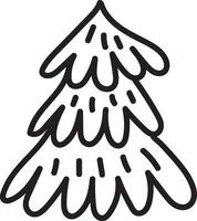 Noël arbre contour, Noël ornements svg, arbre Noël svg, Noël clipart, pin arbre clipart, Noël arbre paquet vecteur