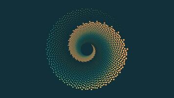 abstrait spirale arc en ciel Couleur vortex logo Contexte vecteur