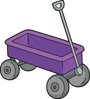 wagon véhicule dessin animé coloré clipart illustration vecteur