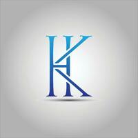 hk lettre Créatif logo conception vecteur