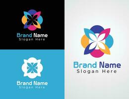 vecteur coloré entreprise site Internet logo collection ou logo ensemble