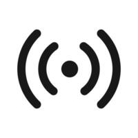 vecteur sans fil réseau symbole, Wifi abstrait vecteur icône