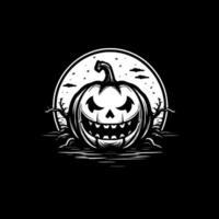 Halloween - minimaliste et plat logo - vecteur illustration