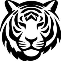 tigre - minimaliste et plat logo - vecteur illustration