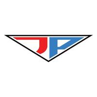 jp lettre logo vecteur