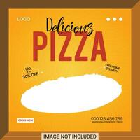 incroyable Pizza social médias Publier conception vecteur
