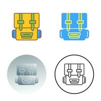 icône de vecteur de sac à dos