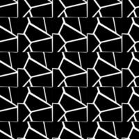 motif noir et blanc sans couture avec des formes.vector illustration vecteur