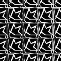 motif noir et blanc sans couture avec des formes.vector illustration vecteur