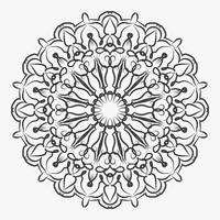 mandalas pour cahier de coloriage. ornements ronds décoratifs vecteur