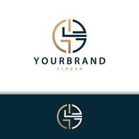minimaliste gb lettre logo, bg logo marque moderne et luxe icône vecteur modèle élément