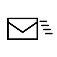 email Envoi en cours icône. bulletin. vecteur. vecteur