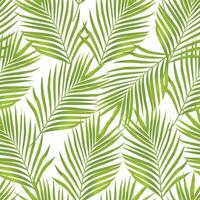 tropical sans couture modèle avec paume feuilles. tropical feuille fond d'écran. botanique modèle vecteur illustration.